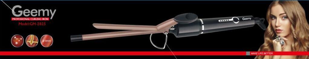 فرکننده مو با پوشش تورمالین برای فرهای افرو