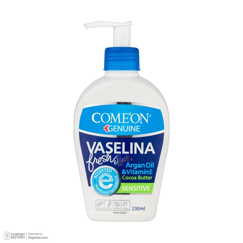 وازلین صورت و بدن کامان - مناسب پوست حساس حجم 230 میلی لیتر