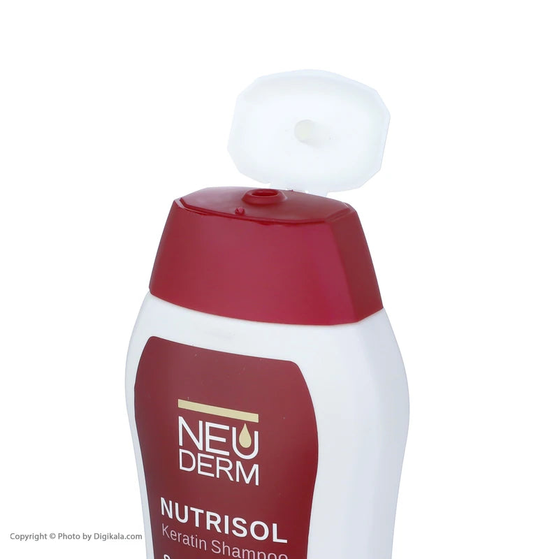 شامپو کراتینه فاقد سولفات نئودرم مخصوص انواع مو، حجم 300 میلی‌لیتر