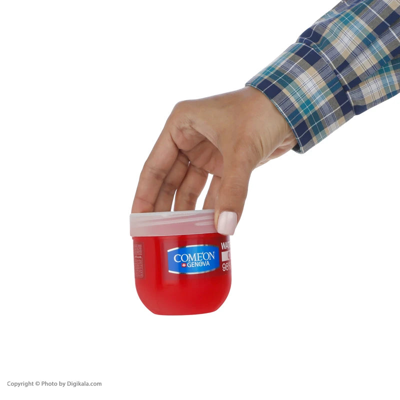 کرم آبرسان صورت و بدن کامان مدل واتربمب کیوتن + ویتامین ای - مخصوص همه انواع پوست، بدون چربی، حجم 200 میلی‌لیتری