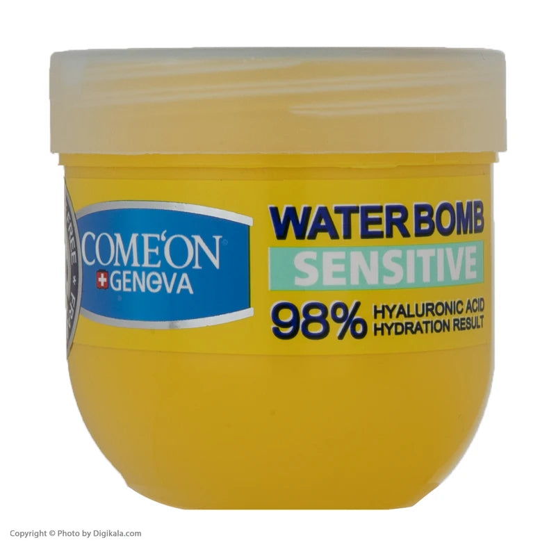کرم آبرسان صورت و بدن کامان مدل واتربمب مخصوص پوست حساس، حجم 200 میلی‌لیتر