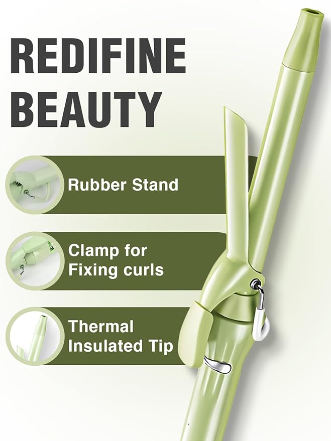 وی‌جی‌آر - ماشین برقی فر موی سرامیکی (سبز)