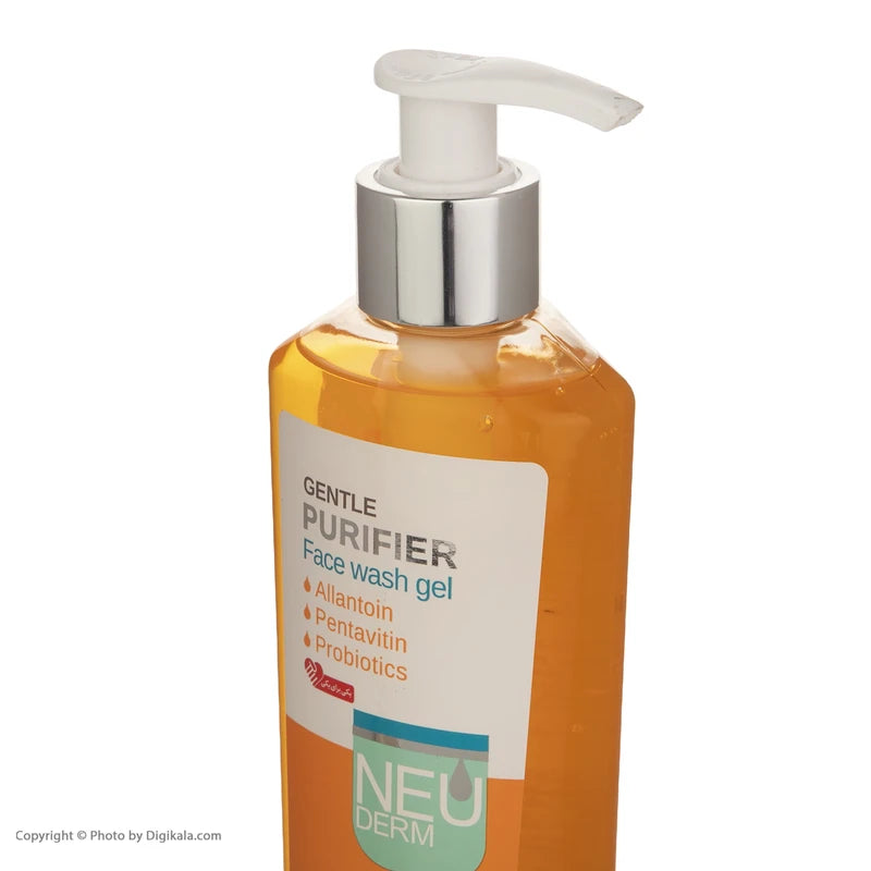 ژل شستشو صورت (فیس واش) نئودرم، سازگار با پوست‌های خشک، حجم 200 میلی‌لیتر
