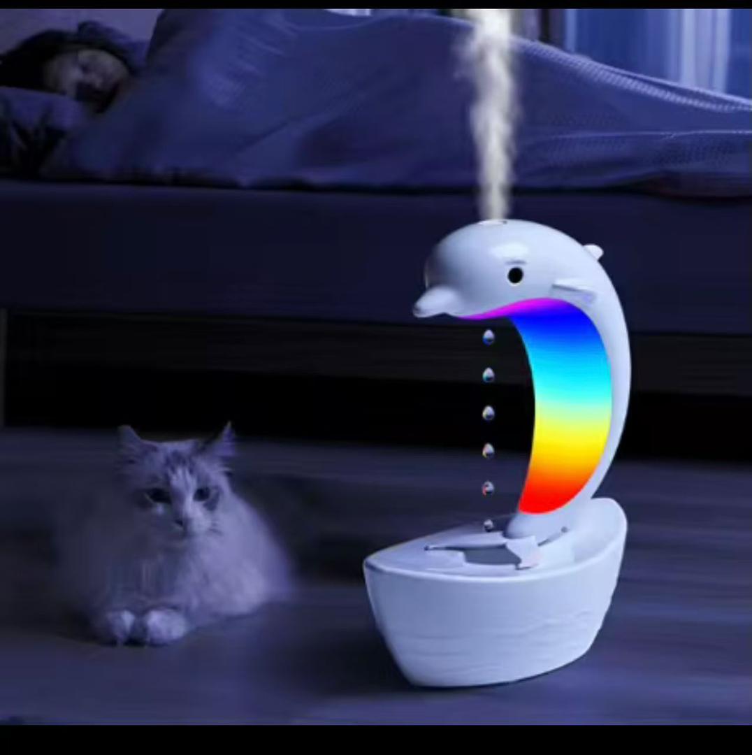 رطوبت‌ساز قطره آب با بلندگوی بلوتوث و چراغ‌های رنگارنگ