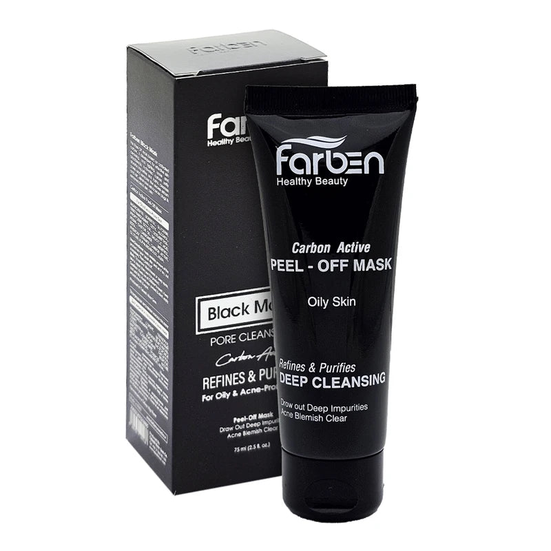 ماسک صورت فاربن مدل ذغال فعال حجم 75 میلی لیتر
