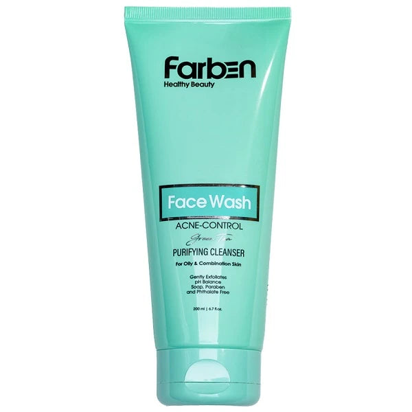 فیس واش فاربن مدل چای سبز حجم 200 میلی لیتر