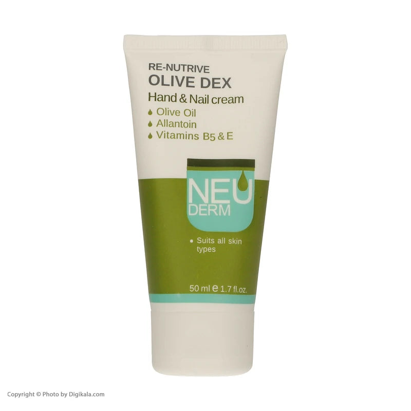 کریم دست و ناخن نئودرم حجم 50 میلی‌لیتر