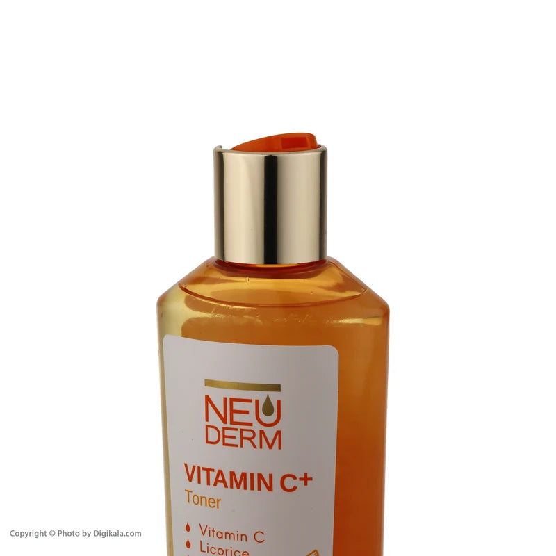 آب پاک کننده آرایش صورت (تونر) مدل ویتامین سی پلاس نئودرم حجم 200 میلی لیتر