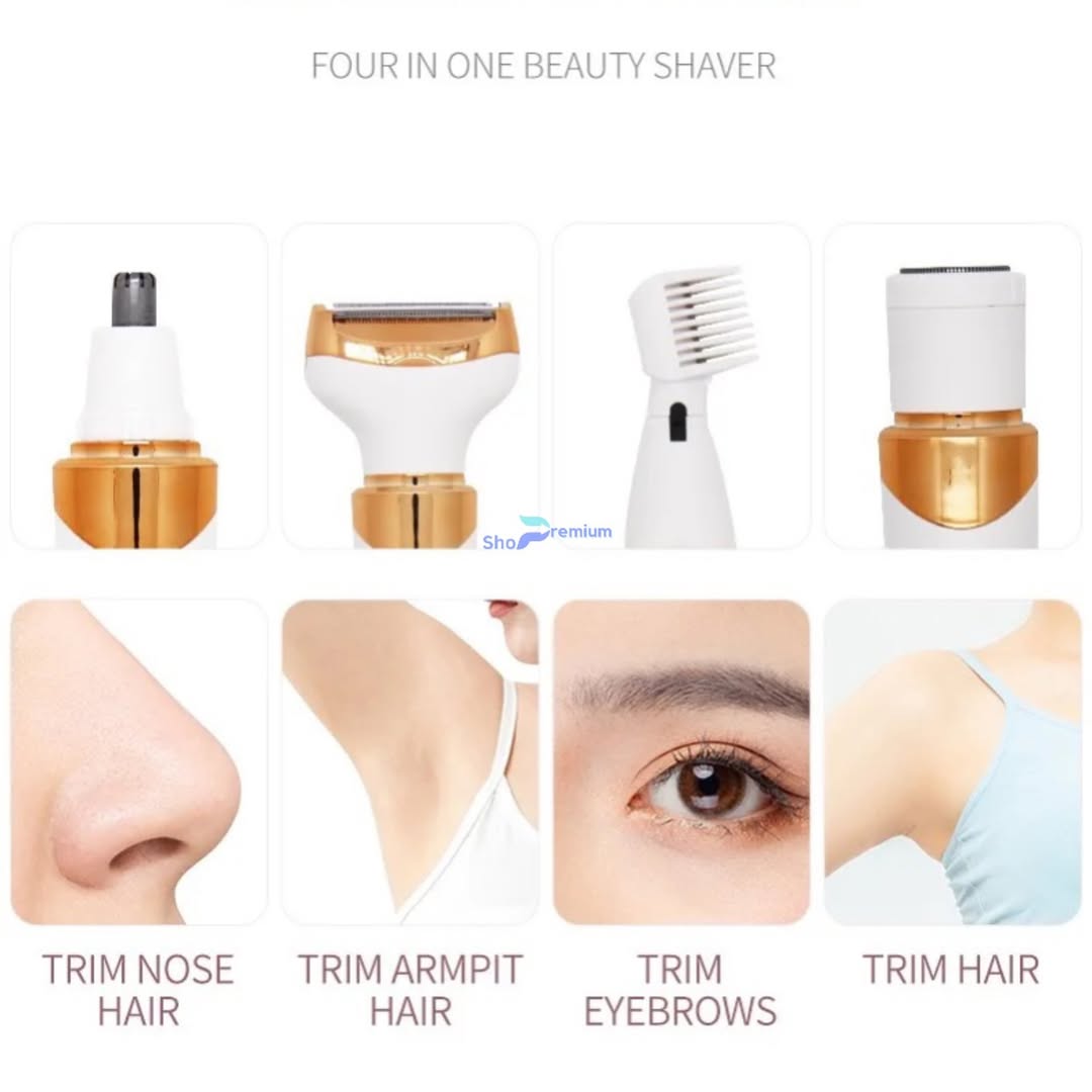 اپیلاتور زنانه شارژی اصل | رفع موهای صورت، بدن، زیر بغل و ناحیه بیکینی