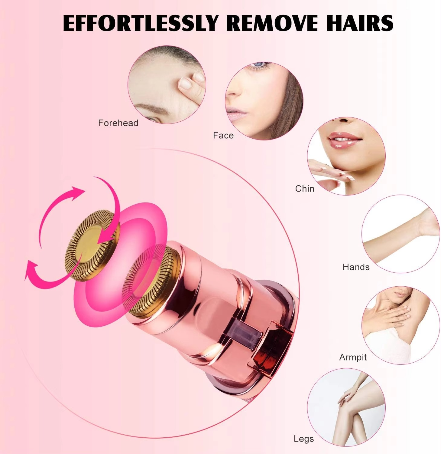 ماشین اصلاح و خط‌برداری بانوان، دوکاره و قابل شارژ