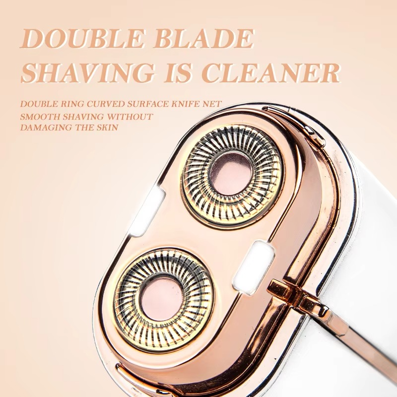 دستگاه جدید رفع موی زنان – اپیلاتور برقی با تیغه‌های دوبل برای نواحی حساس