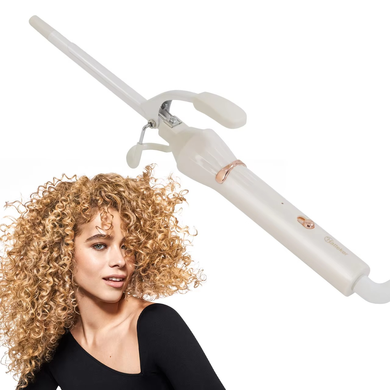 وی‌جی‌آر - ماشین برقی فر موی سرامیکی (سبز)