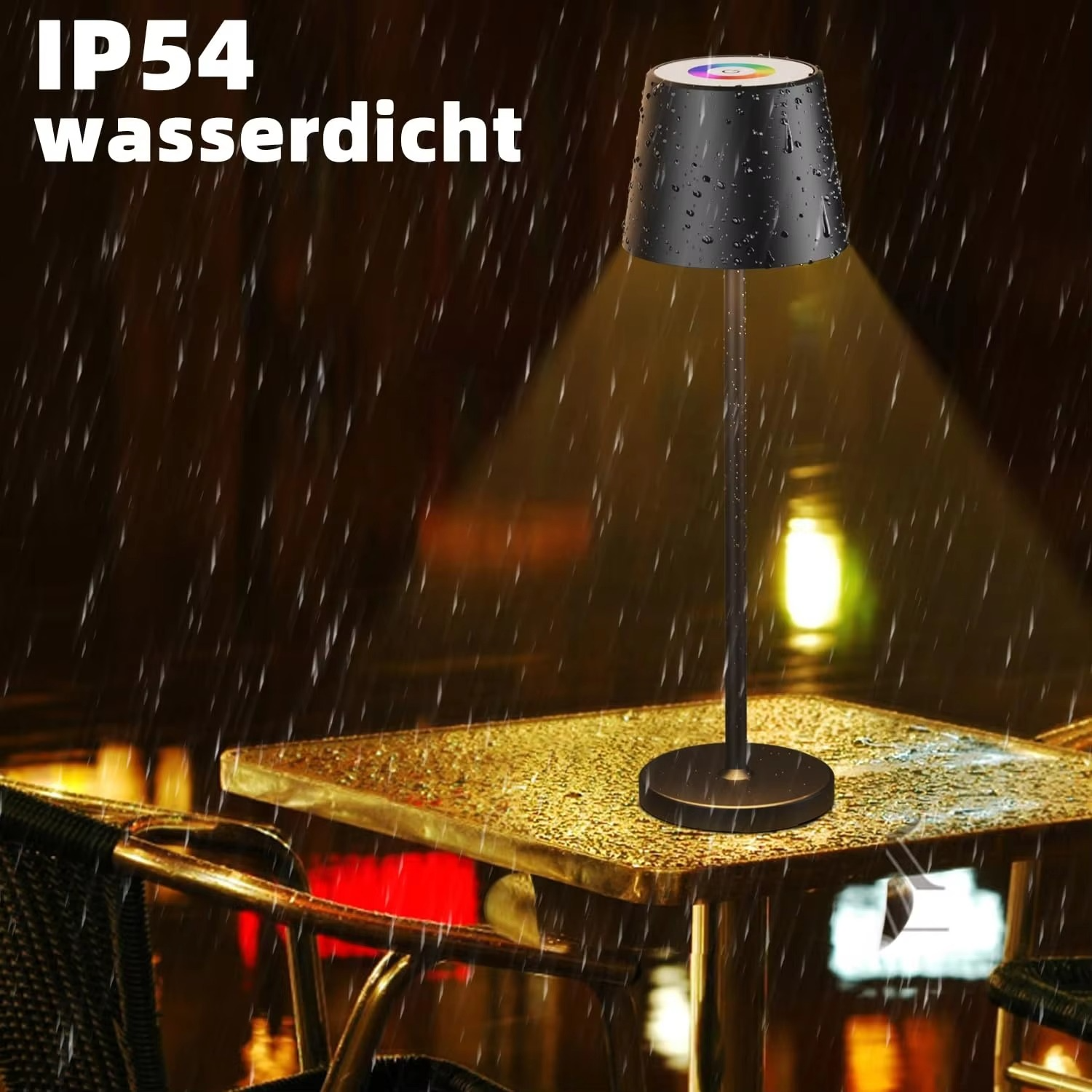 چراغ رومیزی ال ای دی با کنترل لمسی – قابل شارژ