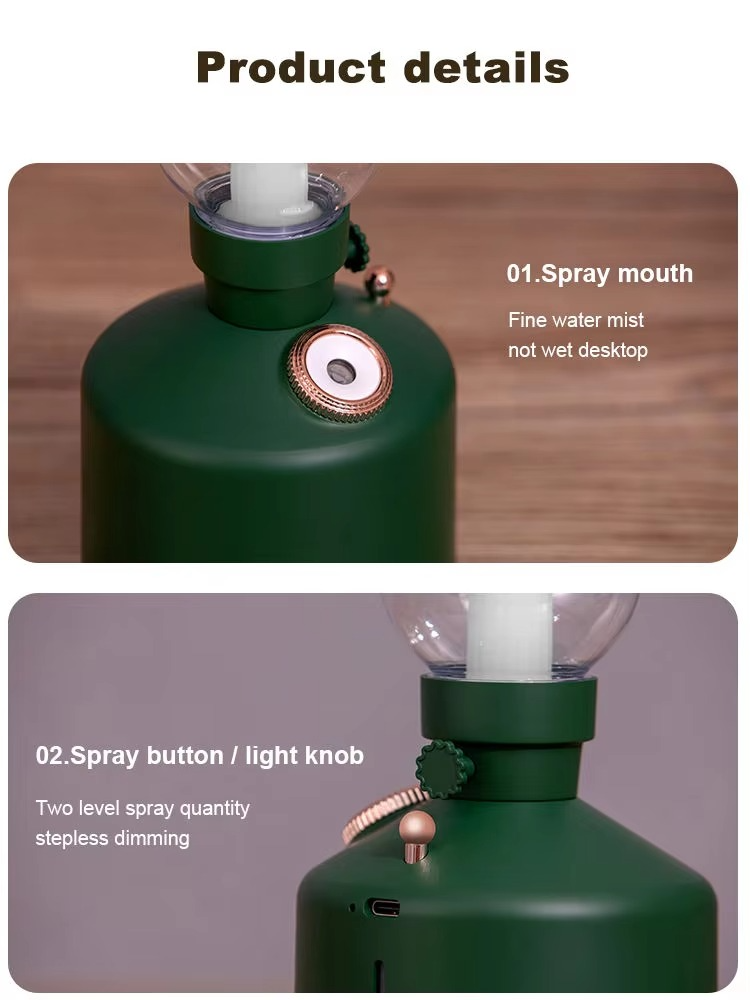 رطوبت‌ساز و خوشبوکننده مینی با نور