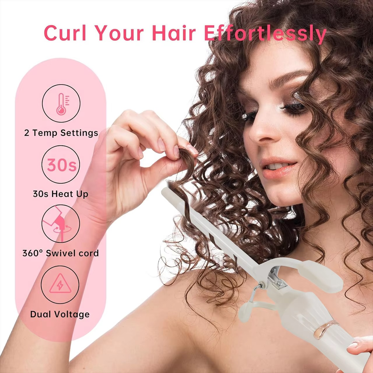 وی‌جی‌آر - ماشین برقی فر موی سرامیکی (سبز)