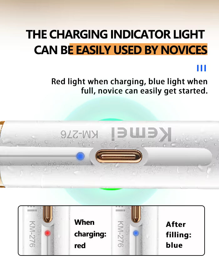 اپیلاتور و اصلاح‌کننده موهای بدن – قابل شارژ، مناسب پاها، زیر بغل، ناحیه بیکینی و بینی