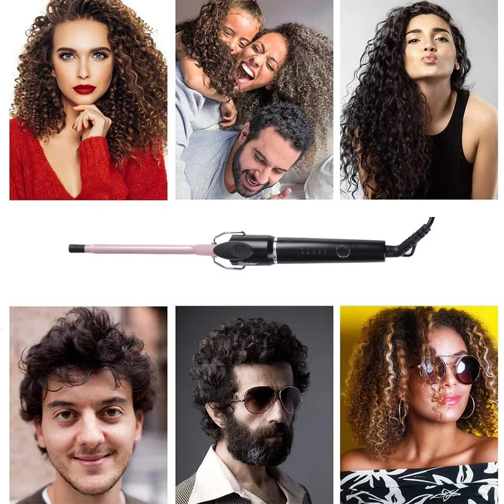 فرکننده مو با پوشش تورمالین برای فرهای افرو