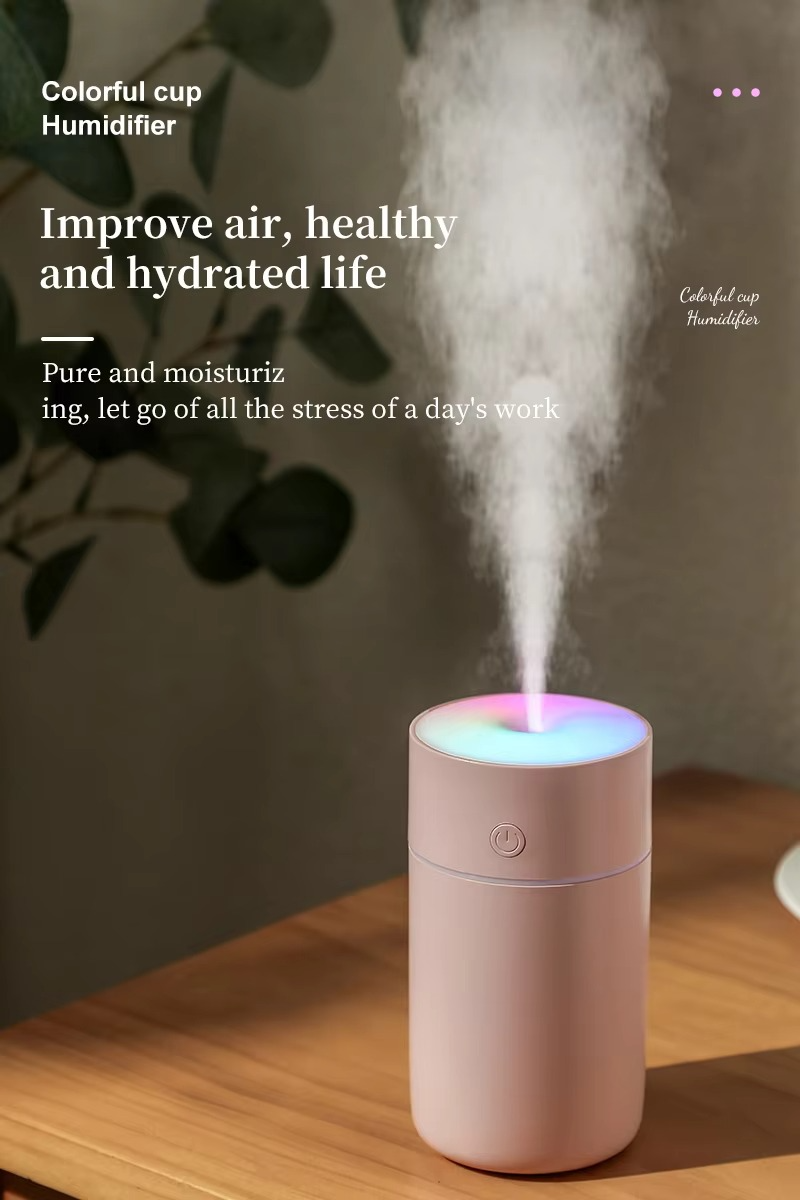 دیفیوزر عطری و رطوبت‌ساز ال ای دی