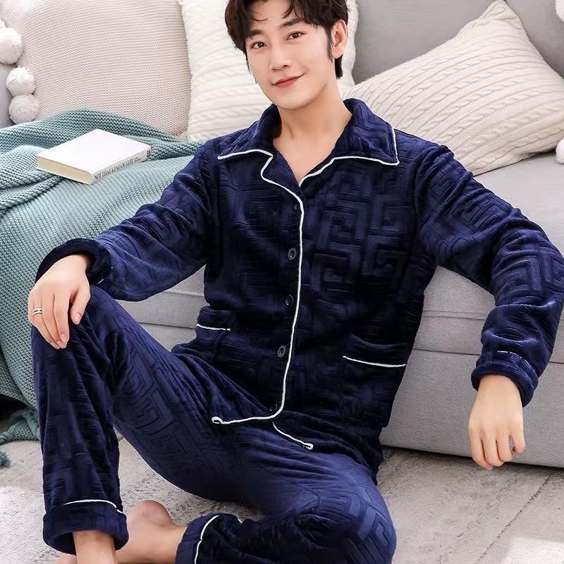 لباس خواب زمستانی مردانه - پیش باز