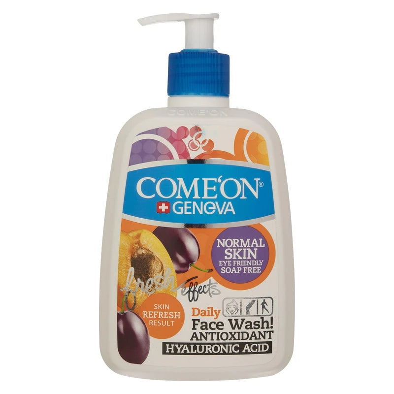 فیس واش کامان، سازگار با پوست‌های نورمال و مختلط - حجم 500 ملی لیتر