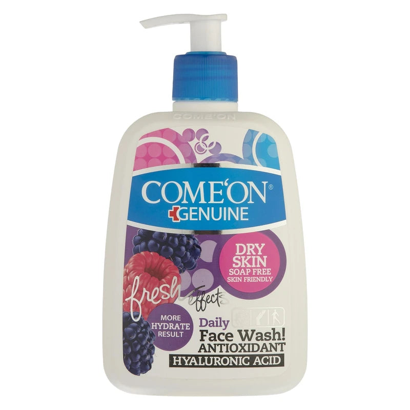 ژل شستشو صورت کامان، سازگار با پوست‌های خشک، حجم 500 میلی‌لیتر