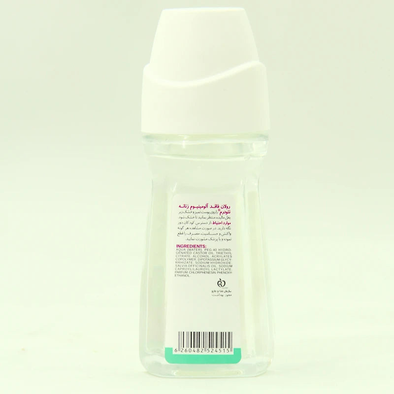 رول ضد تعریق زنانه نئودرم مدل بیدون المونیم حجم 50 میلی لیتر