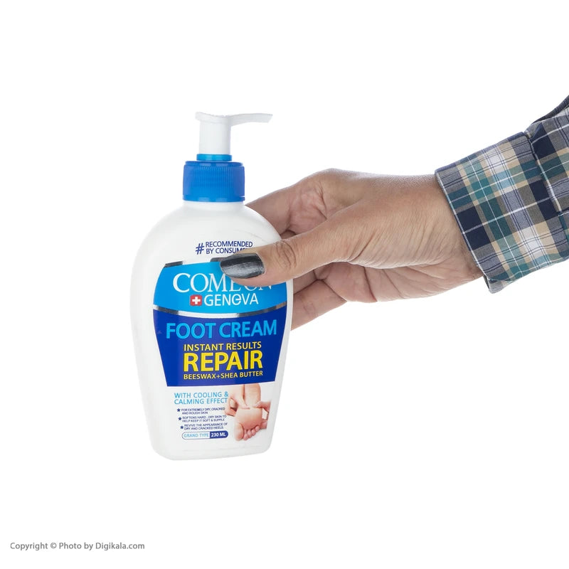 کرم رفع ترک پا - برند کامان حجم 230 میلی لیتر