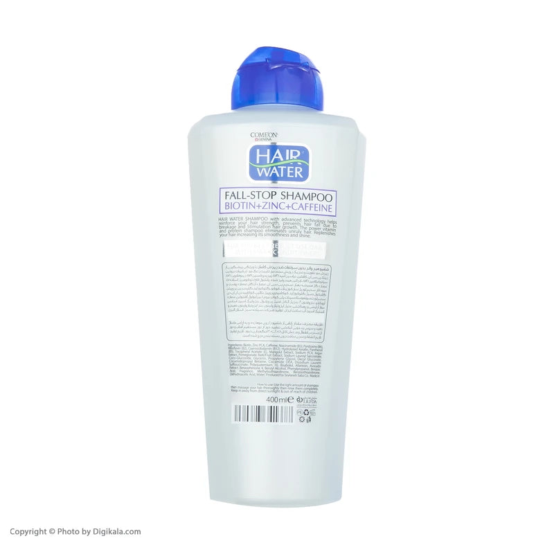 شامپو بیدون سلفات برند کامان - ضد ریزش مو - حجم 400 ملی لیتر