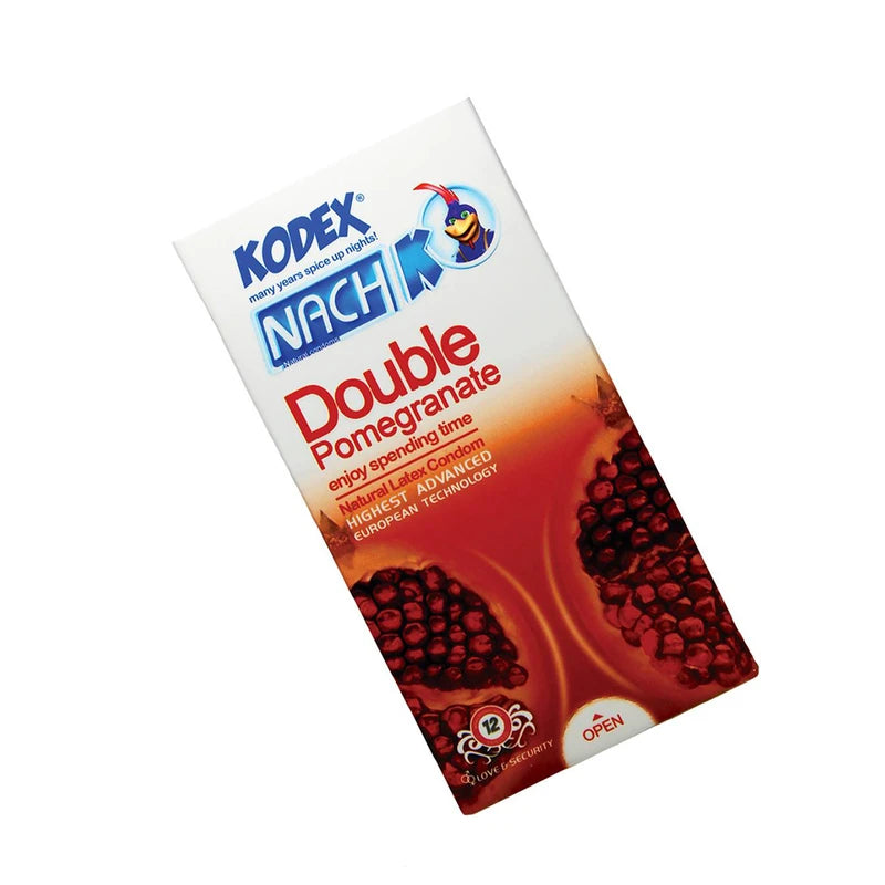 کاندوم کدکس  Double Pomegranate بسته 12 عددی
