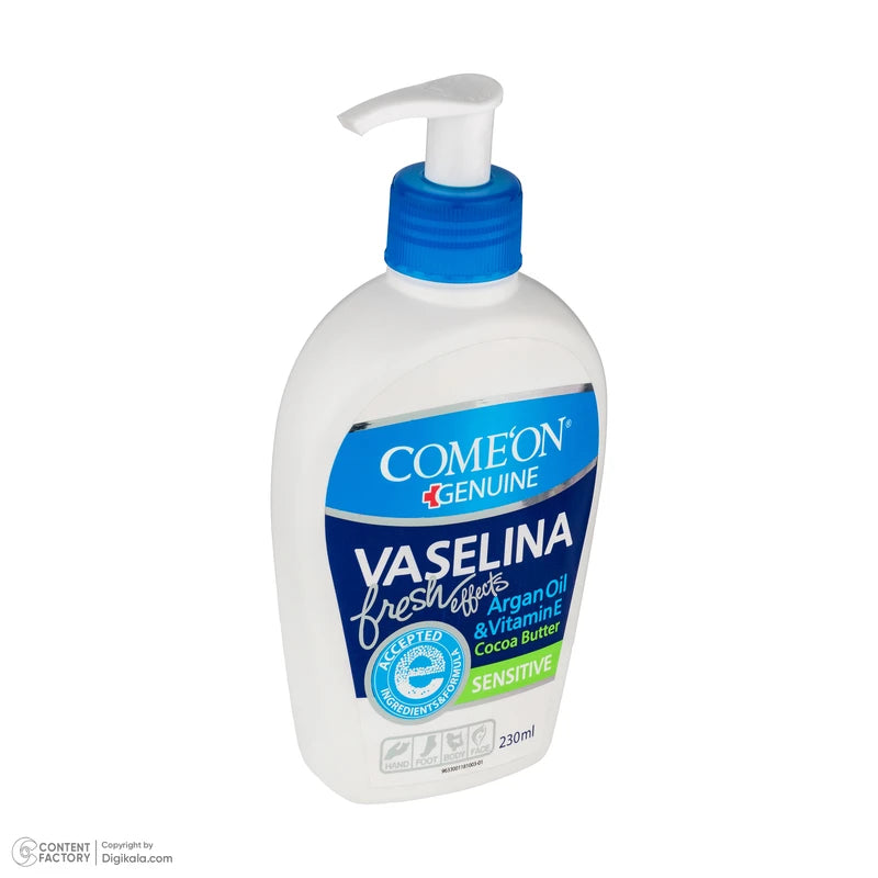 وازلین صورت و بدن کامان - مناسب پوست حساس حجم 230 میلی لیتر