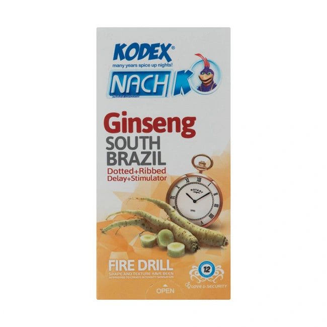 کاندوم تاخیری جنسینگ (Ginseng) کدکس 12 عددی