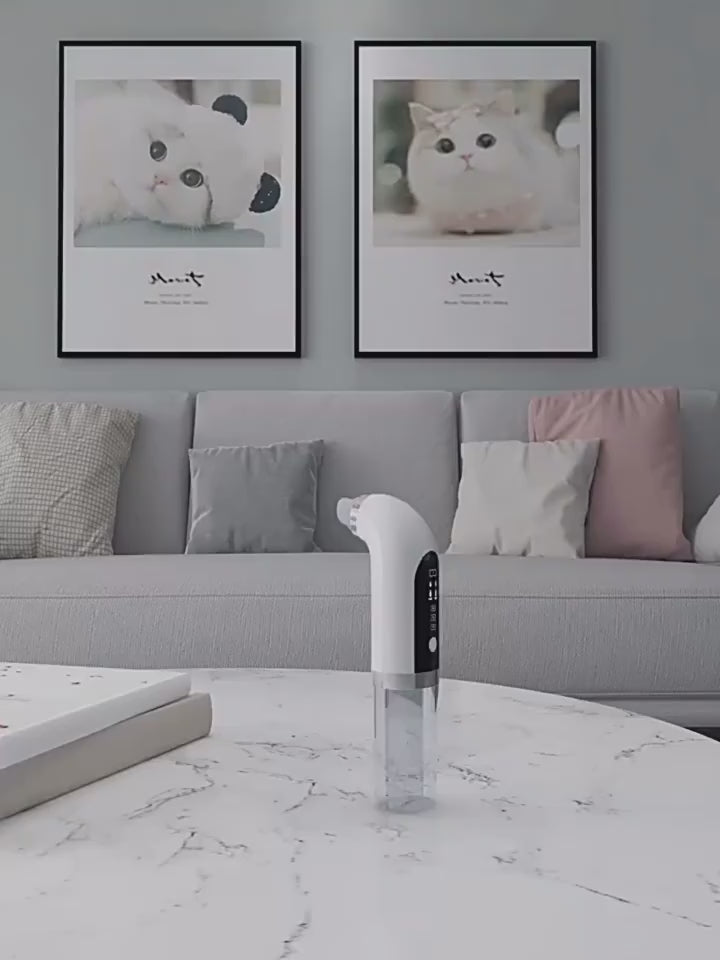 دستگاه پاک‌کنندهٔ الکترونیکی منافذ پوست و جوش سرسیاه – لایه‌بردار پوست و حذف آکنه با مکش منافذ (رزگلد)