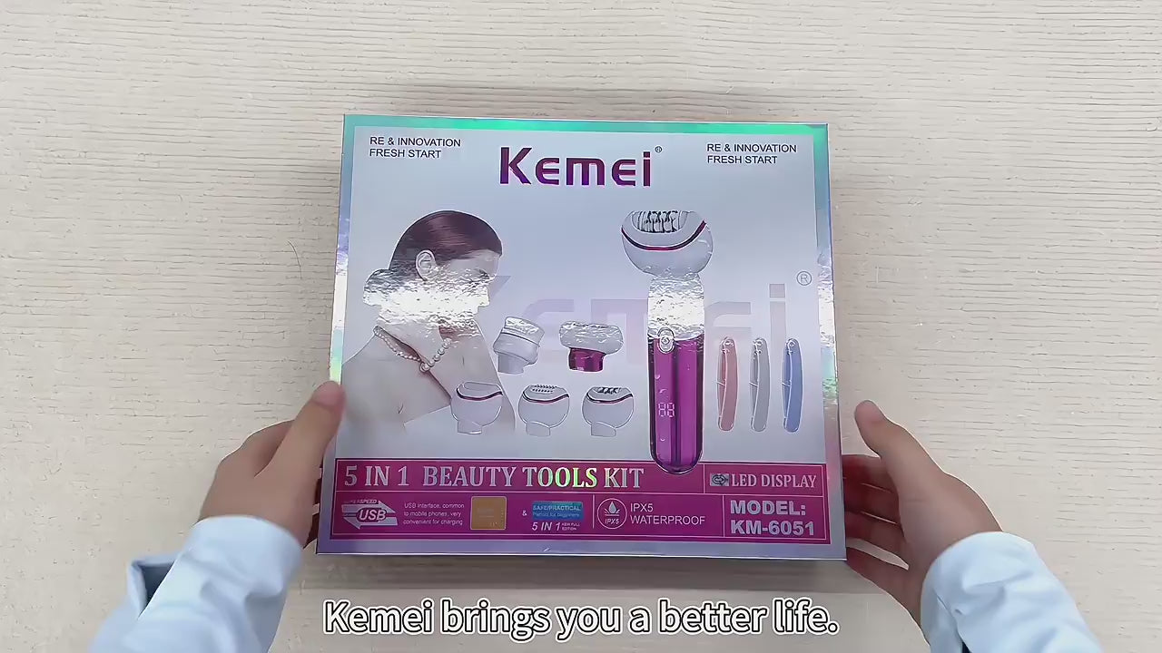 کیت ابزارهای زیبایی ۵ در ۱ کی‌می